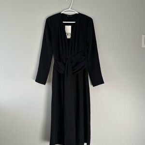 Zara Black Long Sleeve Dress